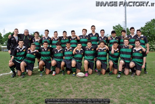 2015-05-09 Rugby Lyons Settimo Milanese U16-Rugby Varese 0006 Squadra